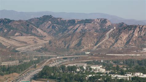 1080 Stock Footage Aerial Video Of The Los Angeles Aqueduct And