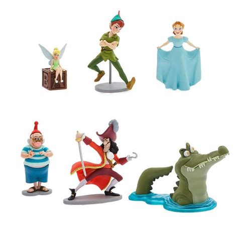 Coffret Ensemble De Figurines Peter Pan Disney Officiel 2018