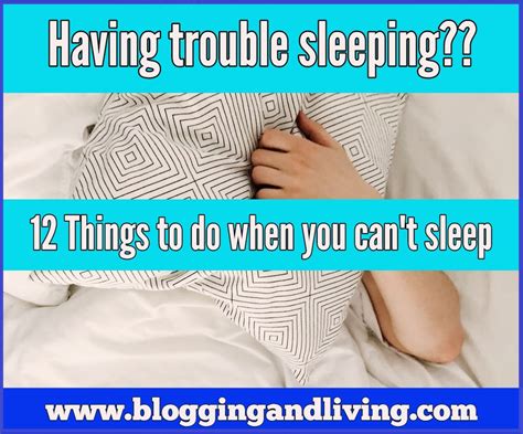 12 Things To Do When You Cant Sleep How To Sleep Better Blogging