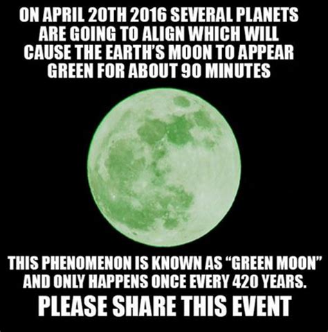 Nope The Moon Isnt Going To Turn Green On Wednesday Night Sciencealert