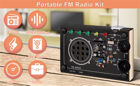 Diy Radio Fm Receiver Kit Makerfocus Fm Radio Kits Build