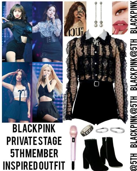 ♡blackpink 5th Member Outfits♡ 5th Blackpink • Instagram Photos And Videos Roupas Kpop