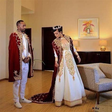The King And The Queen 🌟💞 Ethiopian Dress Ethiopian Traditional Dress