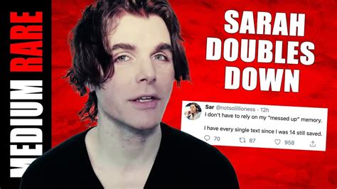 Sarah Doubles Down On Onision And Kai Grooming Accusations Youtube