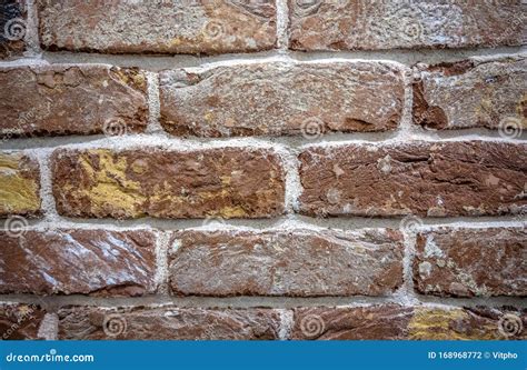 Wall Of A Building Made Of Red Clay Bricks Stock Photo Image Of
