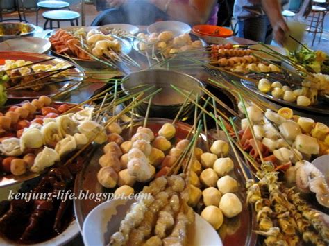 Lok lok dinner time stalls. Junning into the Walks of Ken: Penang Lok Lok and Leng Chi ...
