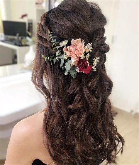 30 gorgeous braided hairstyles for long hair in 2020 wedding hair brunette wedding hair