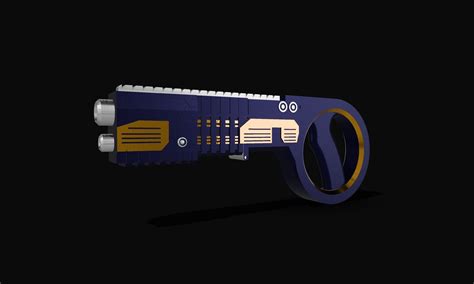 Bloodsport Gun Suicide Squad 3d Model Cgtrader