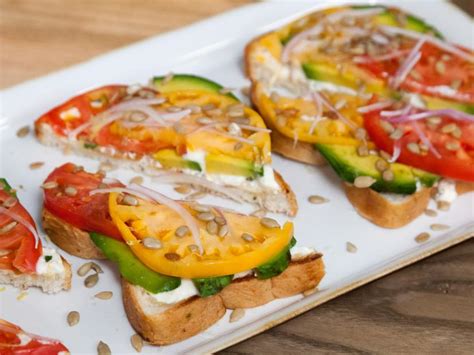 Avocado Open Faced Sandwich Recipe Valerie Bertinelli Food Network