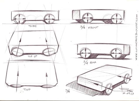 Car Sketch Tutorials By Luciano Bove Sketches Tutorial Car Design