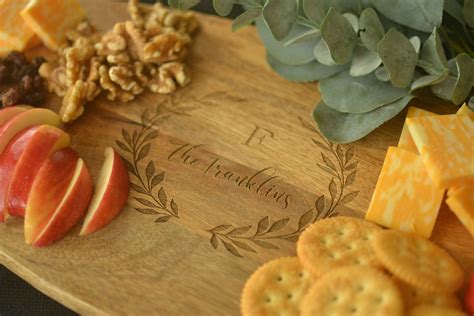 Personalized Wedding Gift Charcuterie Board Engagement Gift Etsy