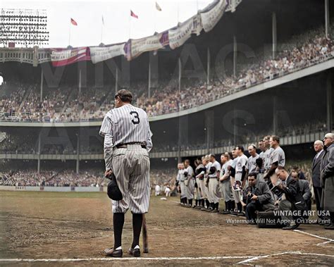 Babe Ruth Retires 1949 Pulitzer Prize Winning Baseball Photo Nathaniel Fein Man Cave She Shed