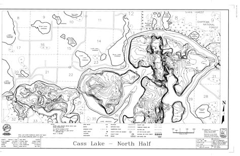 Mn Lake Depth Maps Draw A Topographic Map
