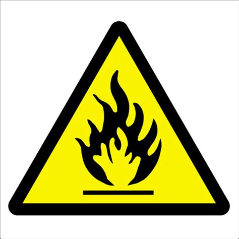 Flammable Symbol Signs 2 Safety
