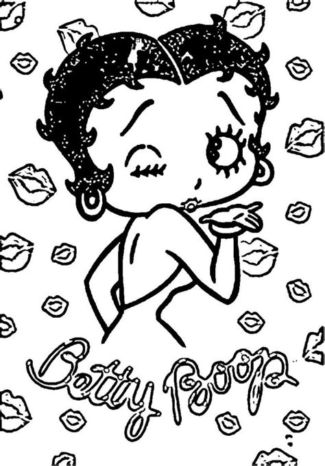 Free Printable Betty Boop Coloring Page Download Print Or Color