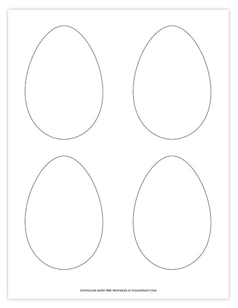 My kids have been obsessed with easter past few days. Free Printable Easter Egg Coloring Pages - Easter Egg Template