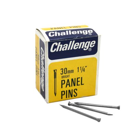 Buy Challenge 30mm Bright Panel Pins Box From Fane Valley Stores