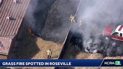 Livecopter 3 Has Spotted A Grass Fire Along Taylor Road In Roseville