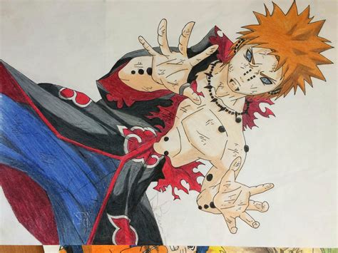 Here Is My Draw Of Pain Rnaruto