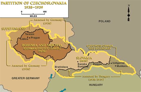 La Partition De La Tchécoslovaquie 1938 1939