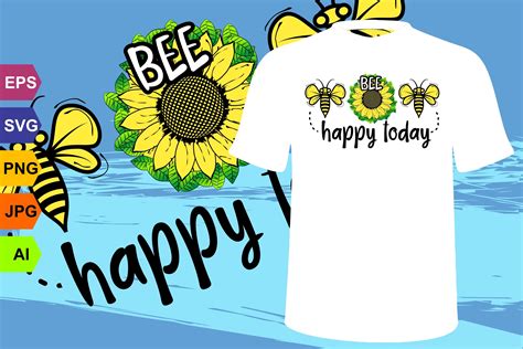 Bee Happy Today Graphic By Wawanridwan · Creative Fabrica