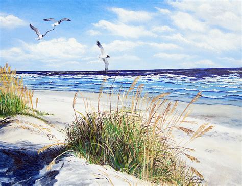 Outer Banks Painting By Pamela Nations Fine Art America