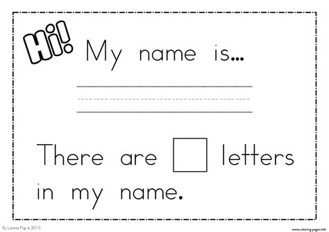 Learning To Write Your Name Printables Each Page Will Automatically Be