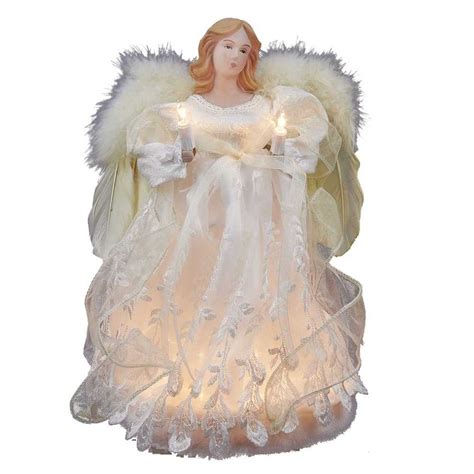 Kurt Adler 10 Light Angel Treetop 12 Inch Ivory Dont Get Left