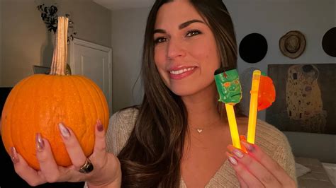 ASMR Cozy Halloween Hangout Personal Attention Tapping Light