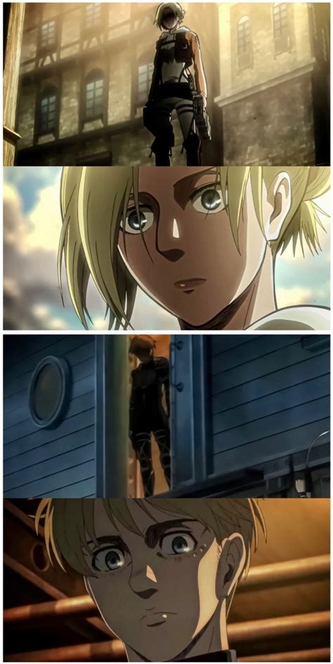 Annie Leonhart And Armin Arlert Looking Down In 2021 Attack On Titan Anime Attack On Titan