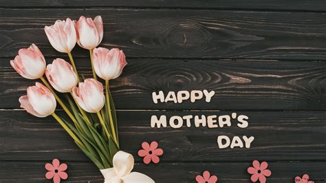 Mothers Day Tulips Flowers 4k Wallpaper Download