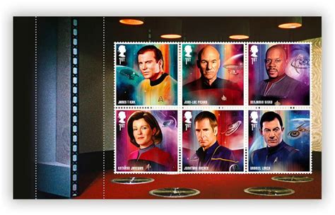 The Trek Collective Uk Royal Mail Issue Star Trek Stamps