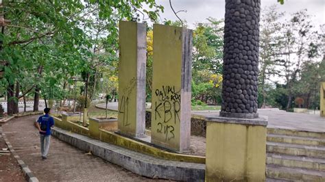 Fasilitas Di Taman Bappeda Kabupaten Sukabumi Jadi Sasaran Vandalisme Radar Sukabumi