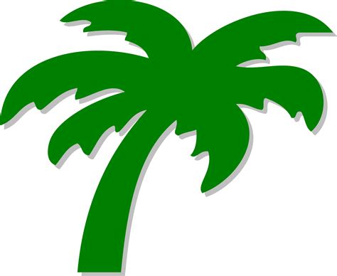 Palm Tree Clip Art Transparent Background Free Cliparting Com