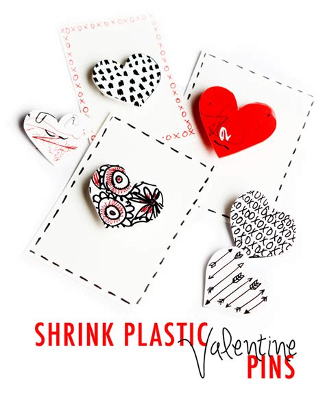 Alisaburke Shrink Plastic Valentine Pins