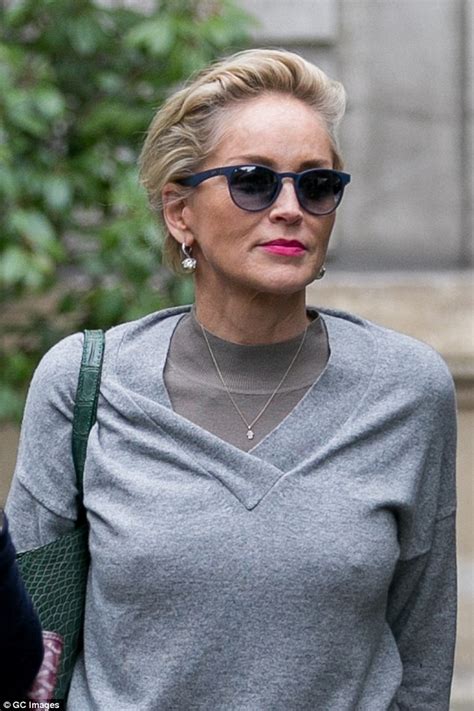 Sharon Stone Continues Her European Jaunt In Paris To Go
