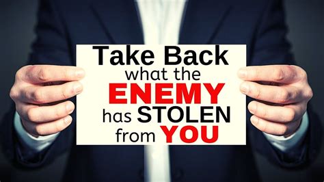 Prayer To Recover What The Enemy Has Stolen From You Youtube