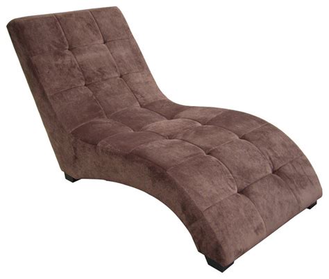 Modern Brown Chaise - Contemporary - Indoor Chaise Lounge Chairs - by