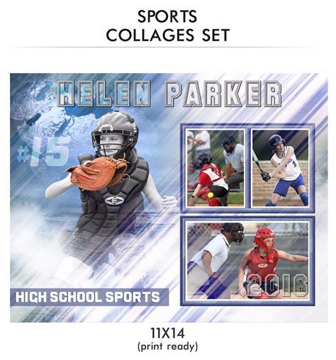 Helen Sports Collage Photoshop Template