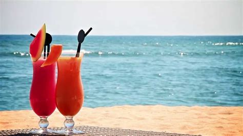 Cocktails On A Beach Youtube
