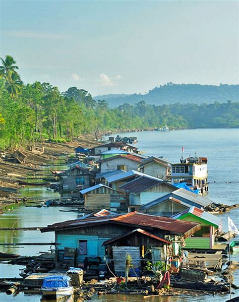 Mahakam River Kalimantan Indonesia East