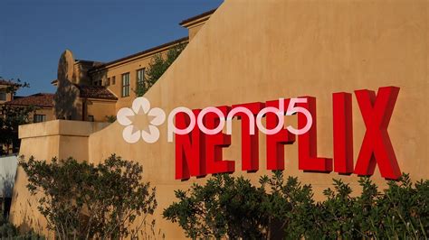 Establishing Shot Of Netflix Headquarters In Silicon Valley California Stock Footage Netflix