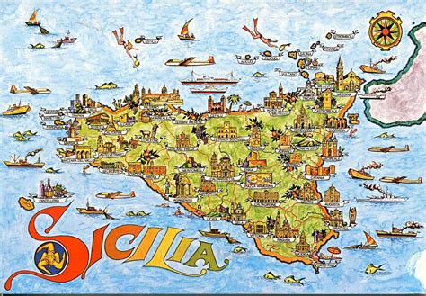 Sicily Tourist Attractions Map Download Best Tourist Places In The World