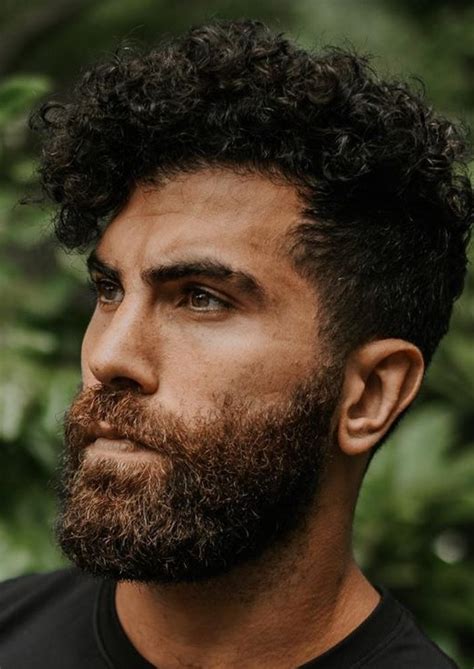 Beard Curly Hair Portrait Of Young Male Hipster With Curly Red Hair
