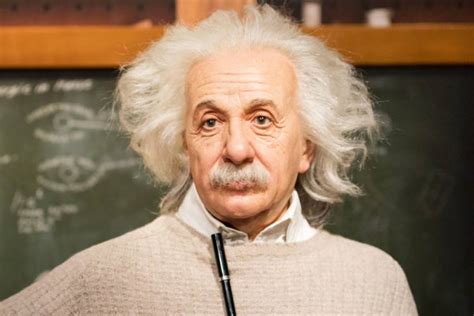 Istanbul Turkey March 2017 Albert Einstein Wax Figure Madame Tussauds