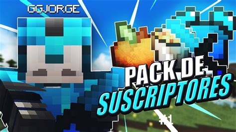 😍texture Pack De Suscriptores 1 Minecraft Skywars Pvp Youtube