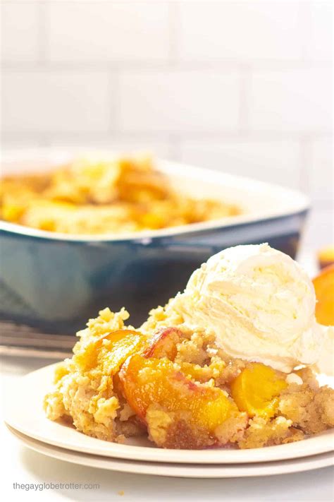 Bisquick Peach Cobbler Fresh And Simple The Gay Globetrotter
