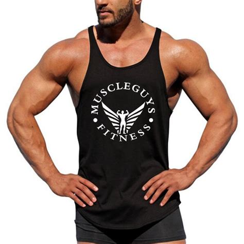 Muscle Guys New Brand Clothing Bodybuilding Fitness Men Tank Top Wear