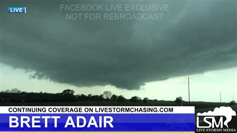 Ride Along With Brett Adair As He Chases Tornado Warnings In Oklahoma By Live Storms Media