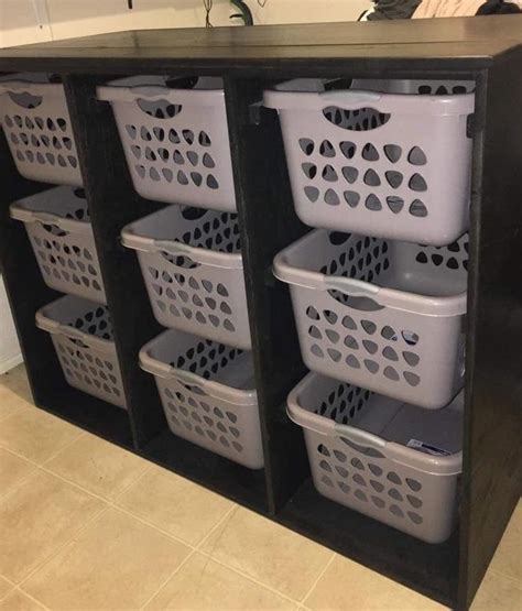 Laundry Organiser Laundry Basket Storage Diy Laundry Room Diy Diy